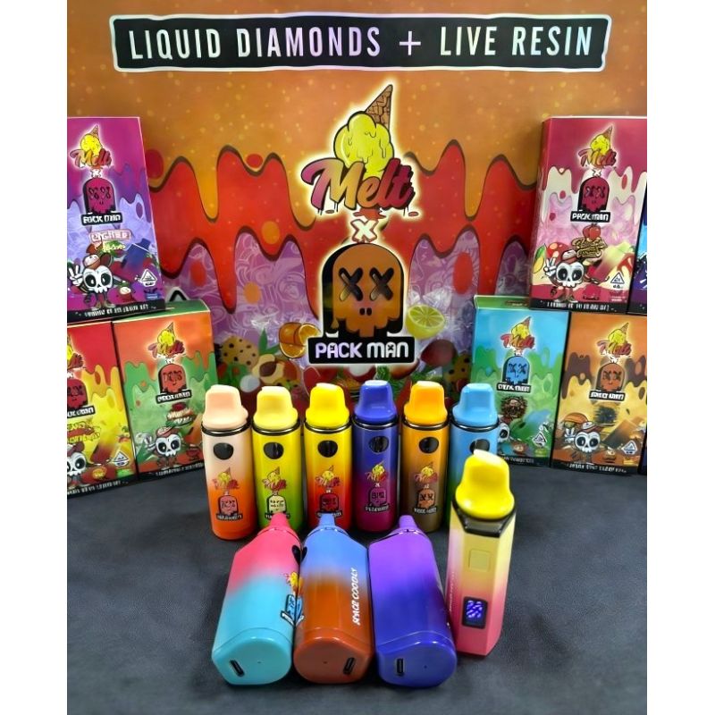 Melt x Packman 1g & 2g Empty Vape – New Packaging